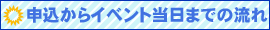申込からイベント当日までの流れ