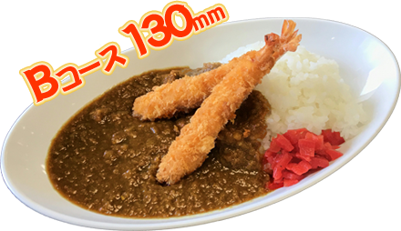 ロングライドエビフライカレー：900円（税込）